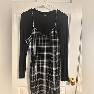 Dress with a undershirt